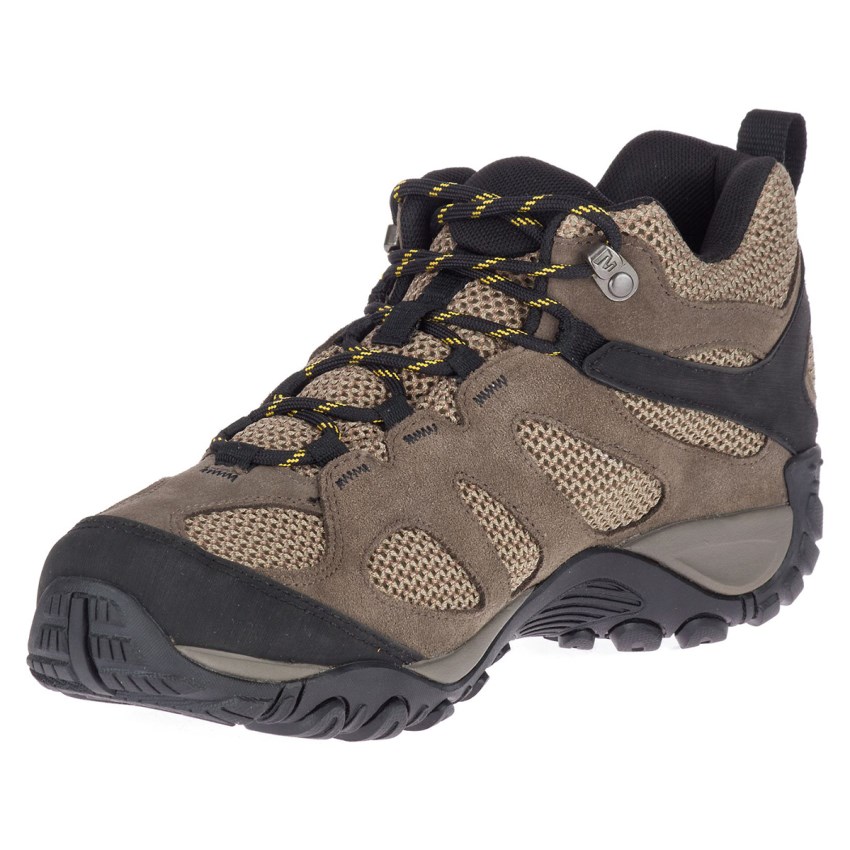 Chaussures Randonnée Merrell Yokota 2 Mid Waterproof Marron Clair Homme | J.Q.CTMN